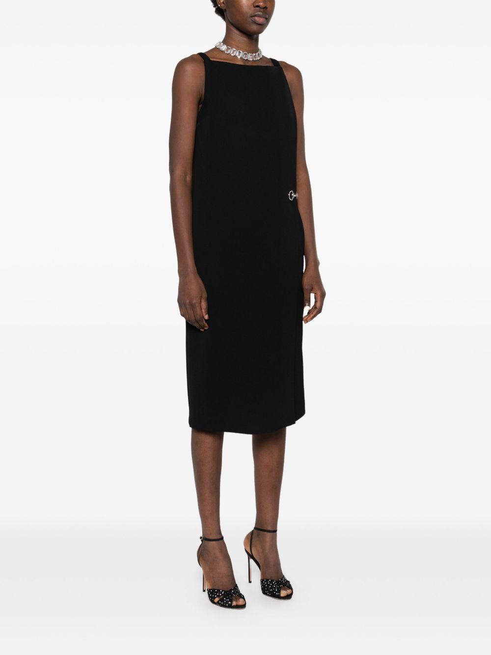 GUCCI Elegant Horsebit Midi Dress