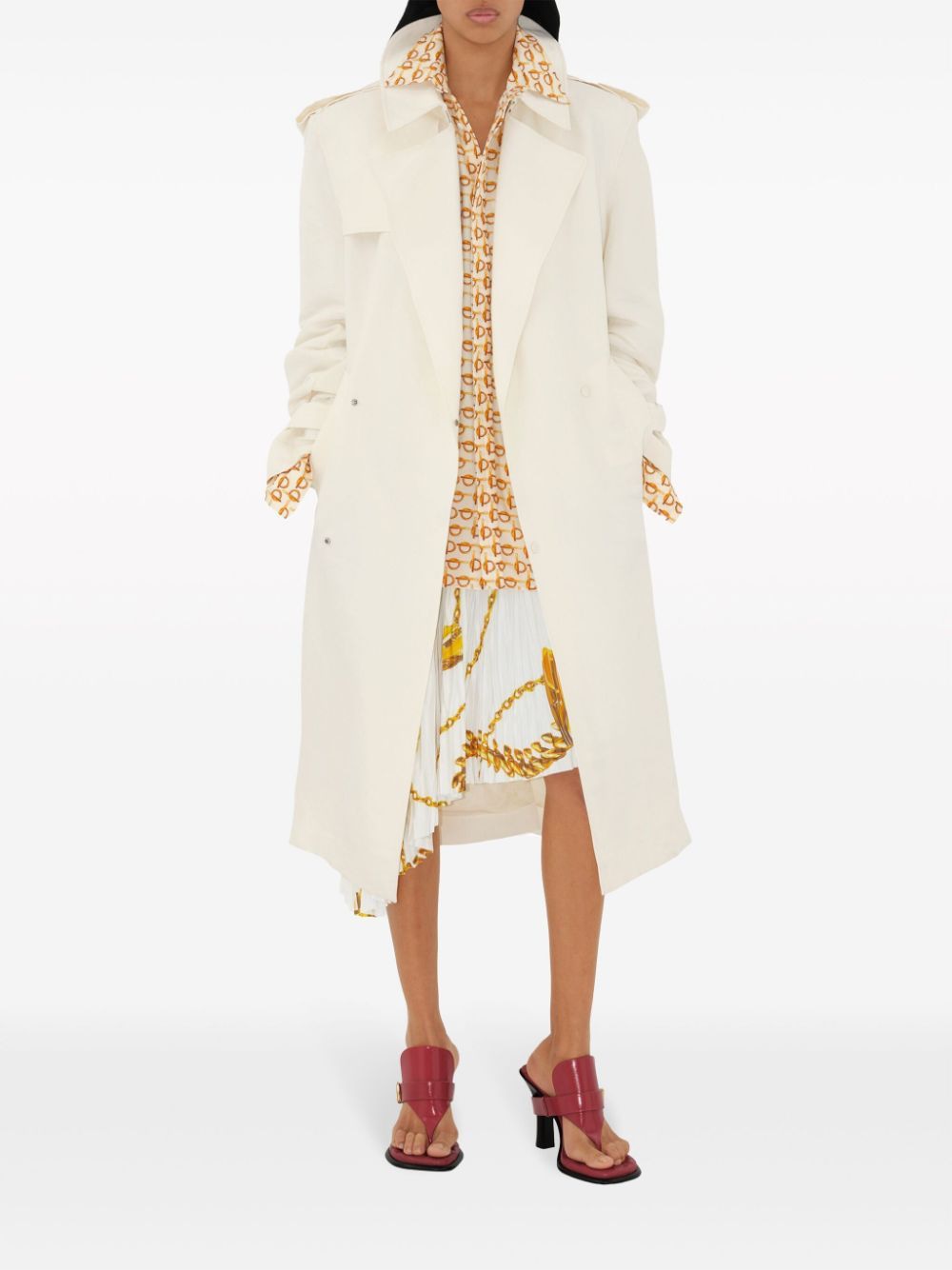 BURBERRY Printed T-Shirt Skirt for Women