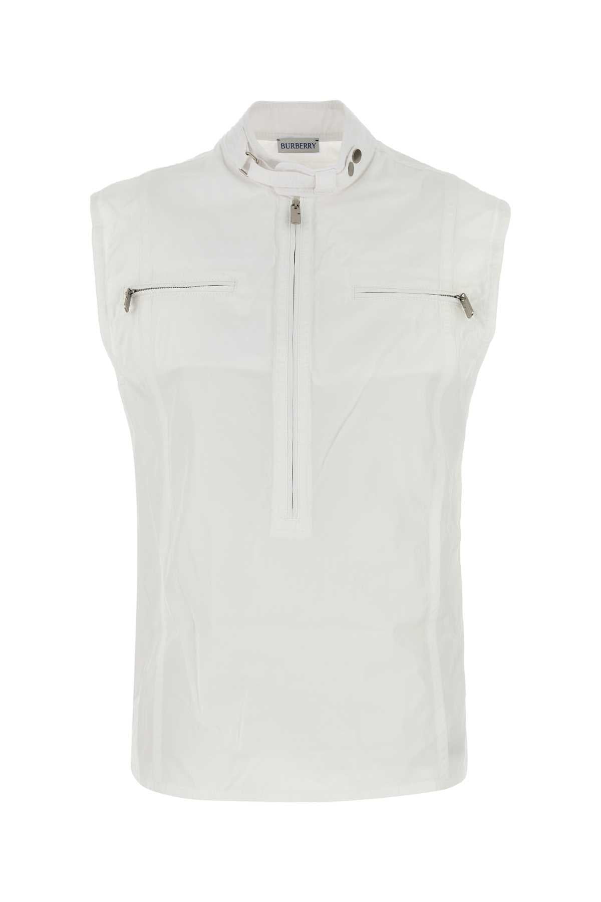 BURBERRY Cotton Vest for Women - SS24 Collection