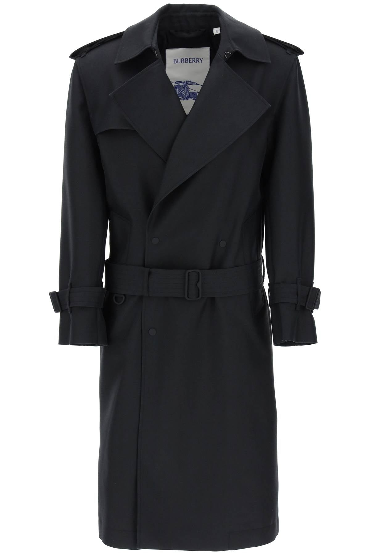 BURBERRY Silk Blend Trench Jacket for Women