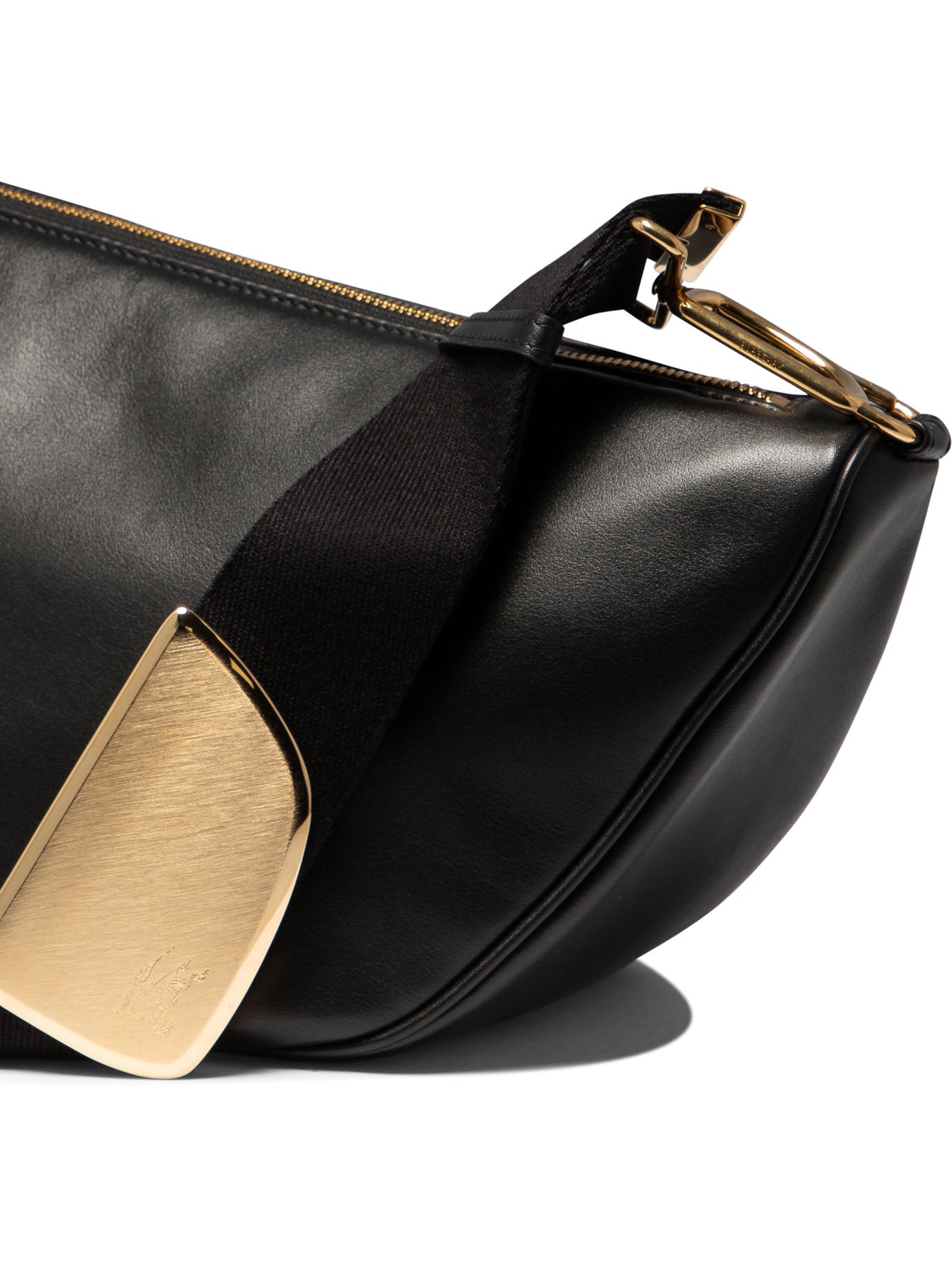 BURBERRY Leather Crossbody Handbag - FW25 Collection
