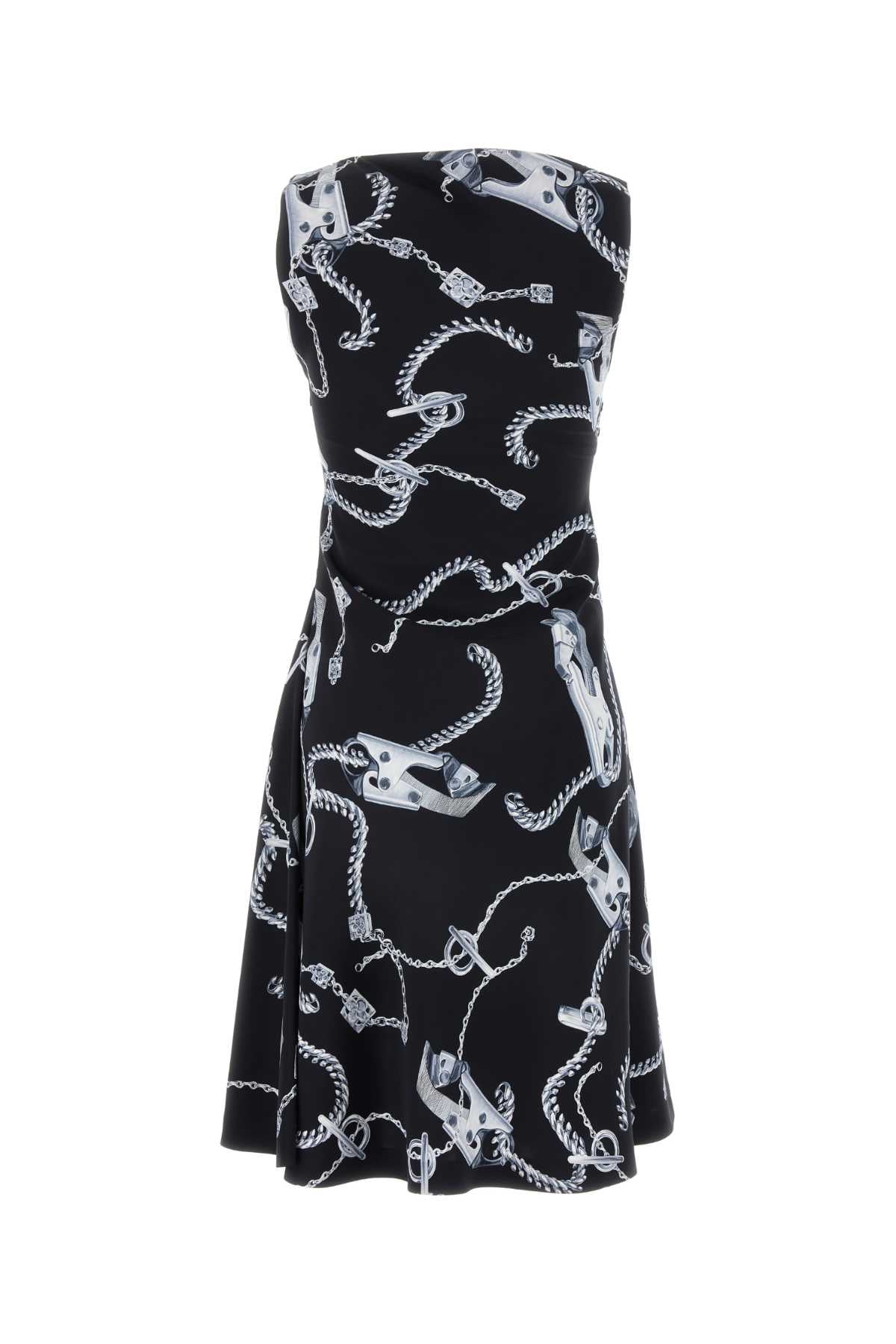 BURBERRY Printed Viscose Dress for Women - SS24 Collection