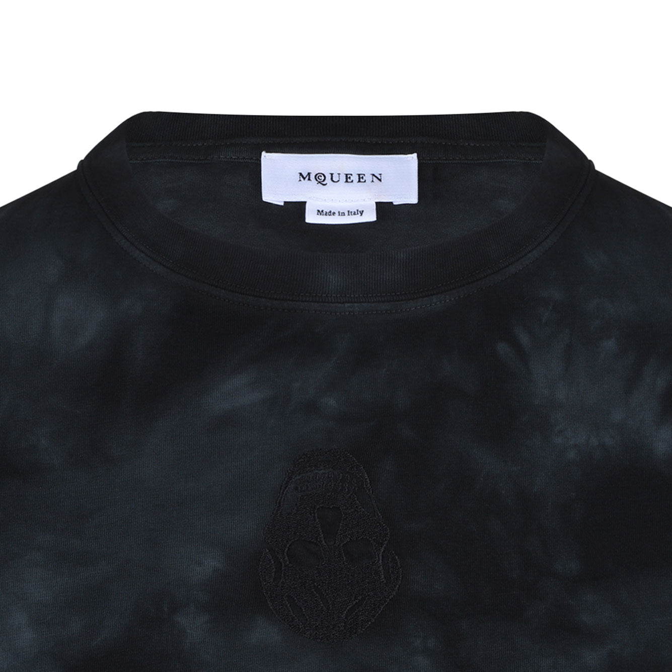 ALEXANDER MCQUEEN Classic Black Cotton T-Shirt for Men - FW24