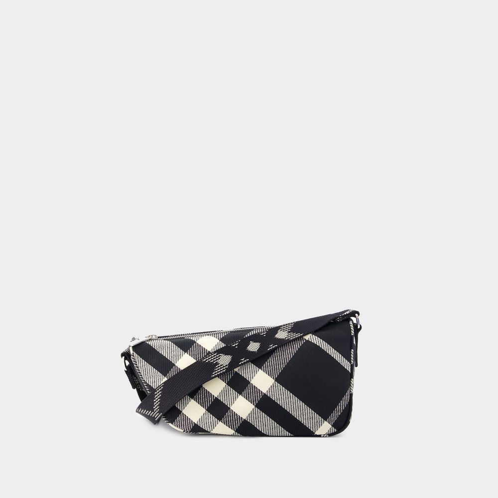 BURBERRY Shield Messenger Crossbody Mini Bag