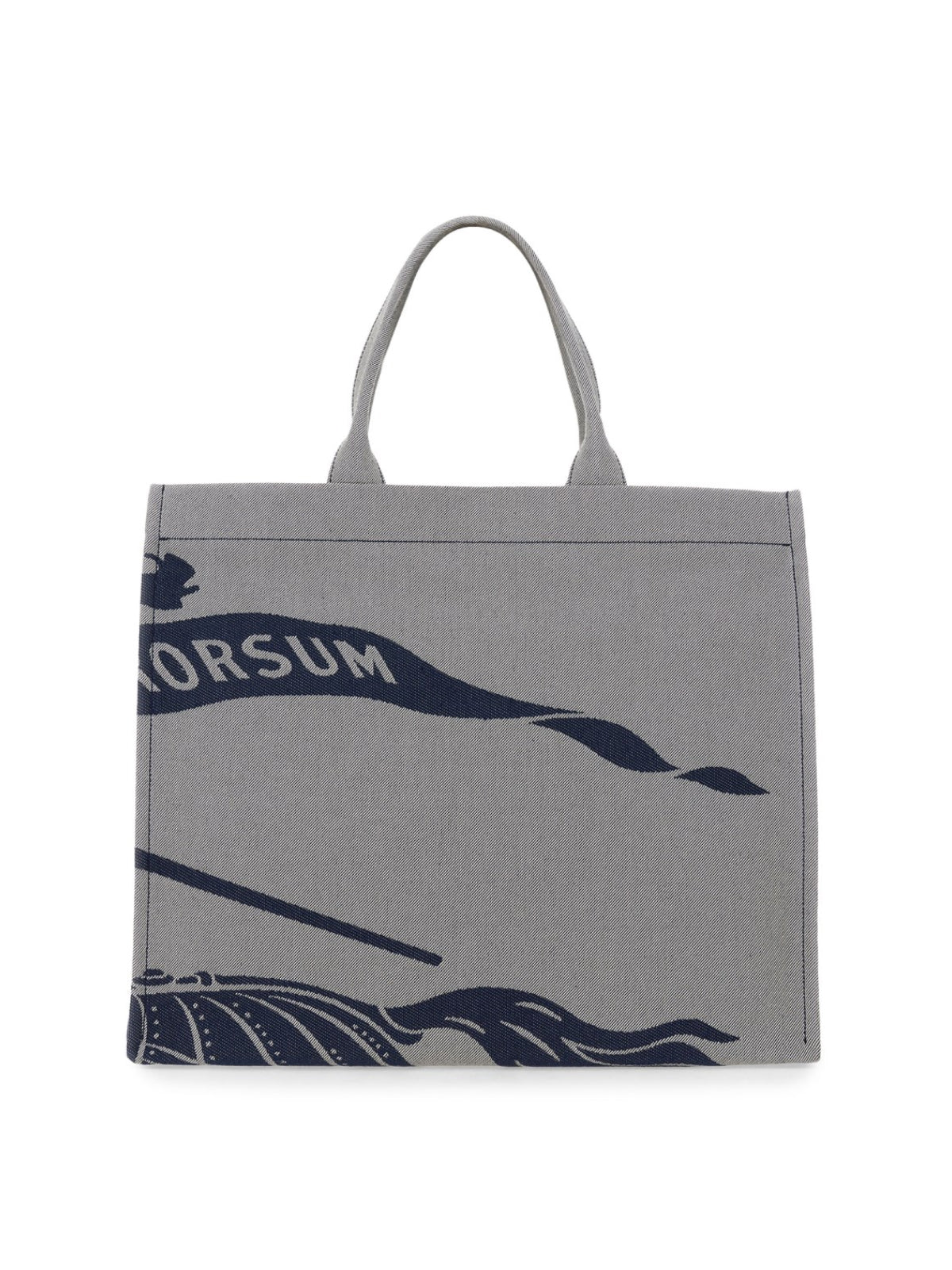 BURBERRY Knight Logo Tote Handbag - 38x37x13 cm