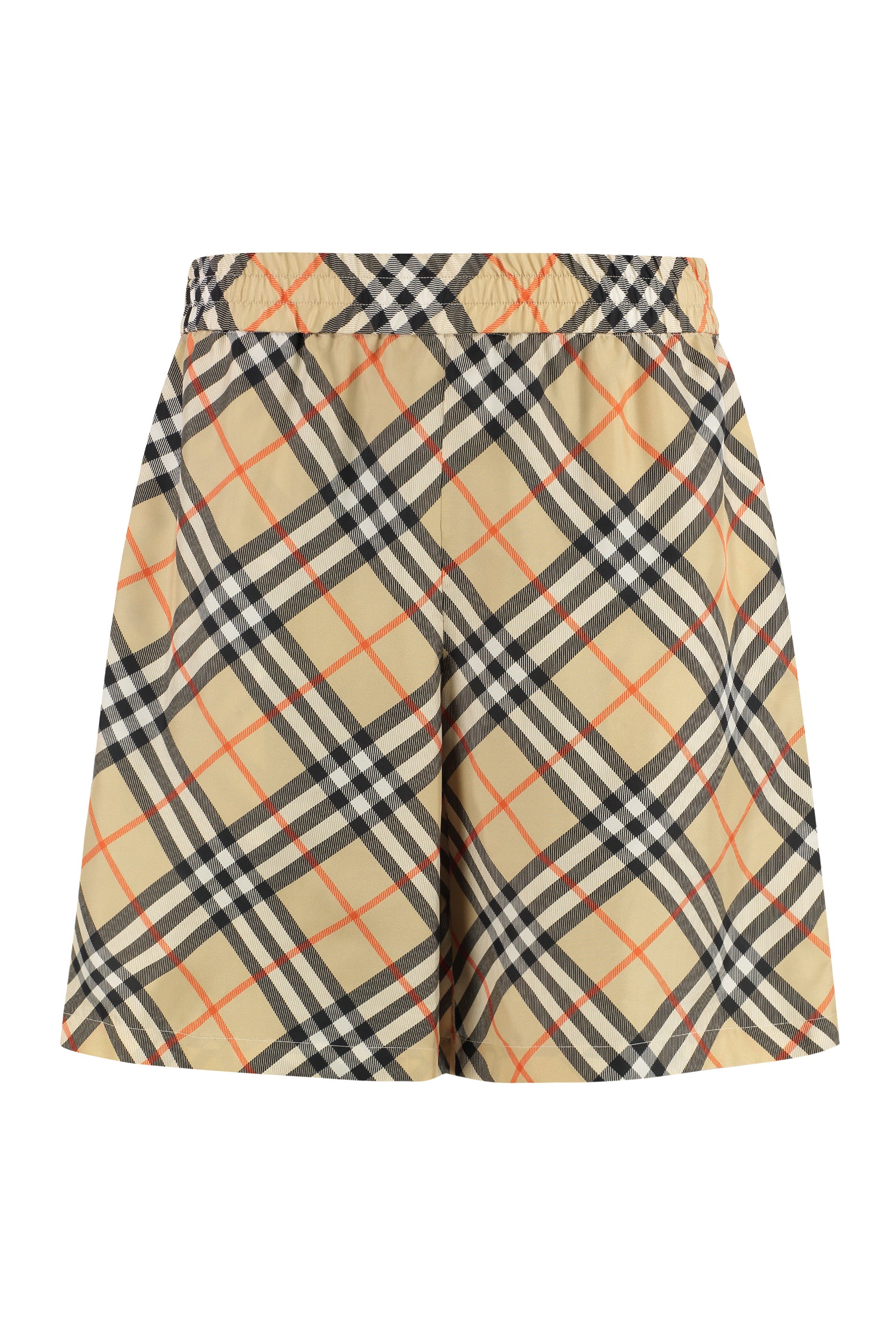 BURBERRY Check Motif Bermuda Shorts for Men