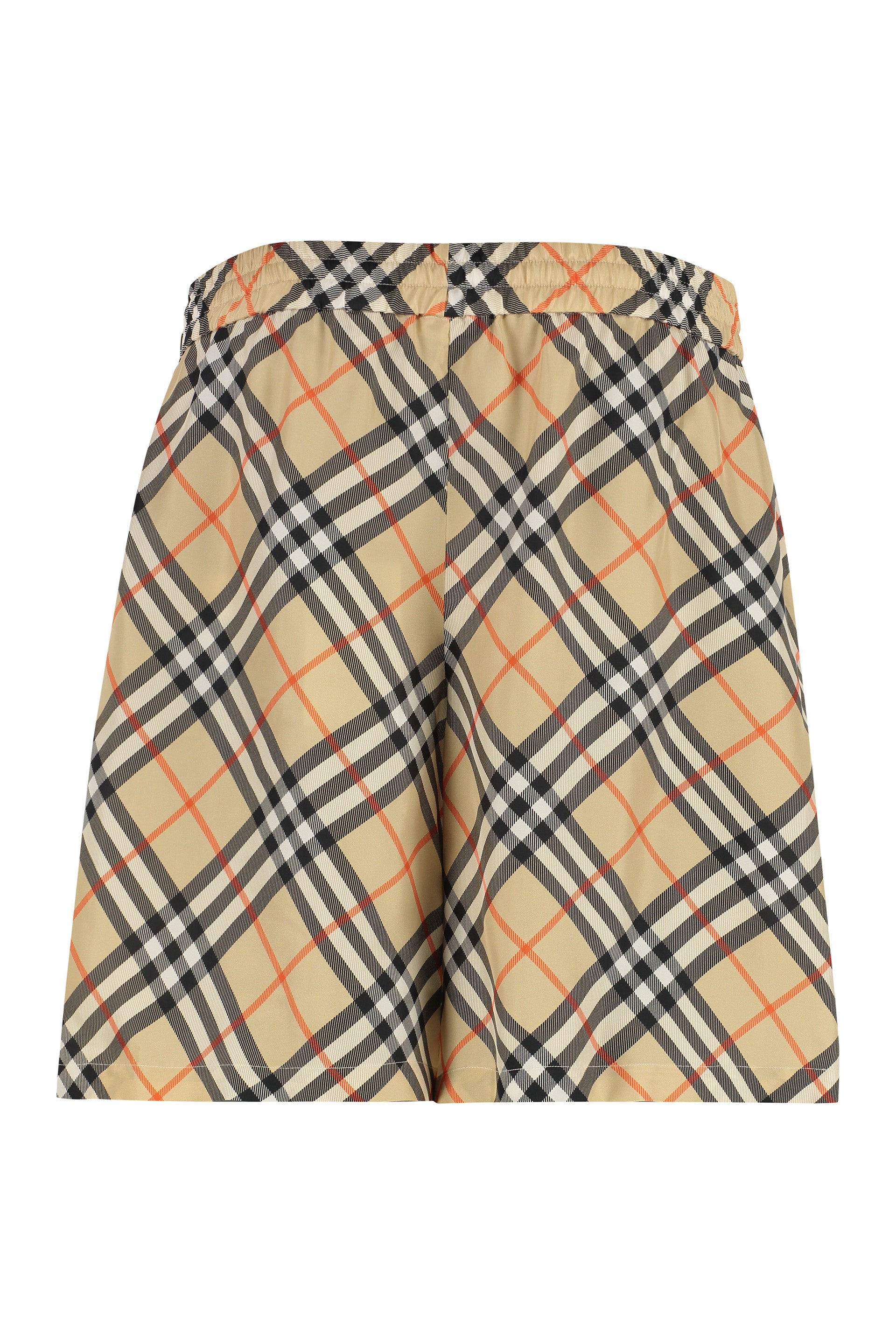 BURBERRY Check Motif Bermuda Shorts for Men