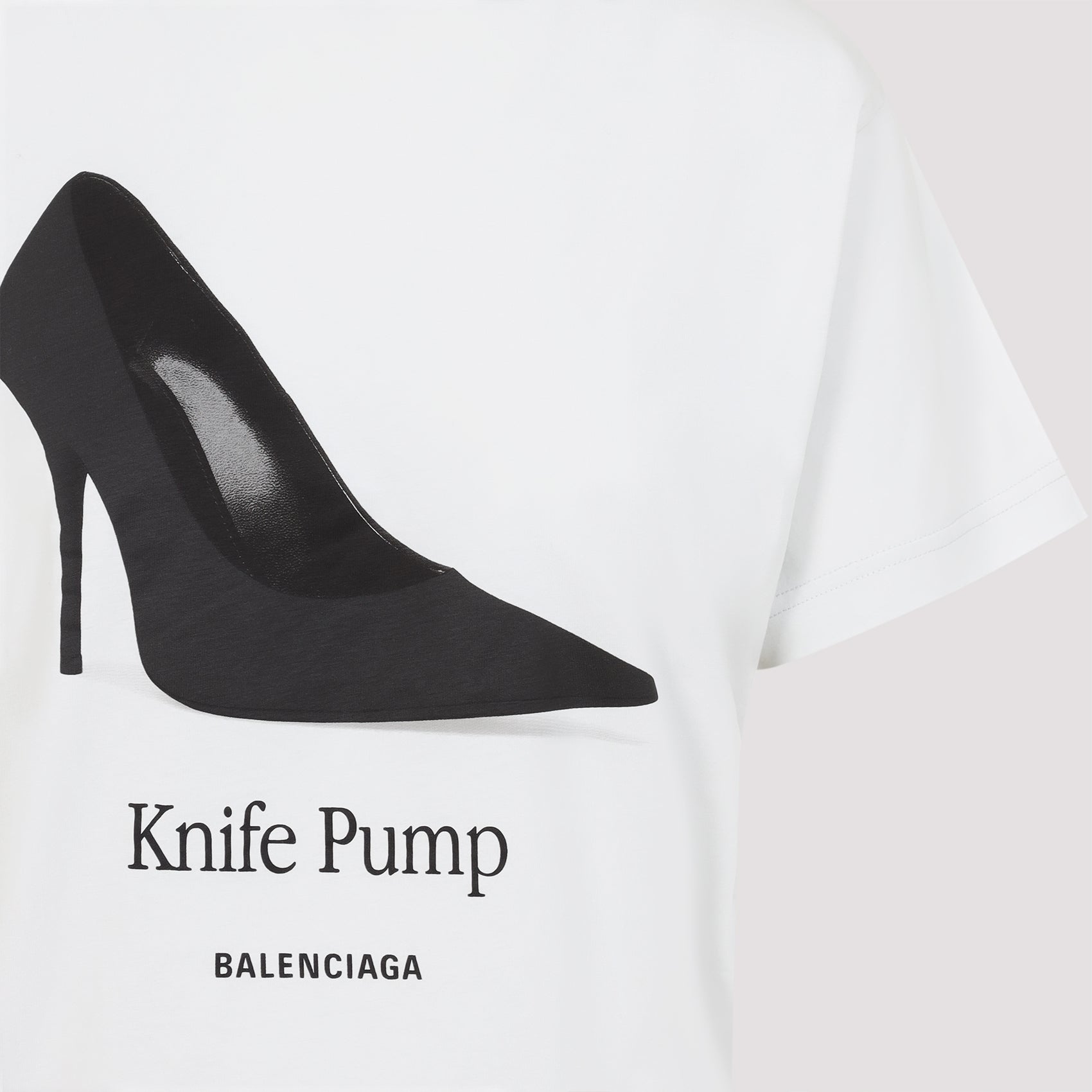 BALENCIAGA Knife Pump T-Shirt - Women’s Spring/Summer 2025