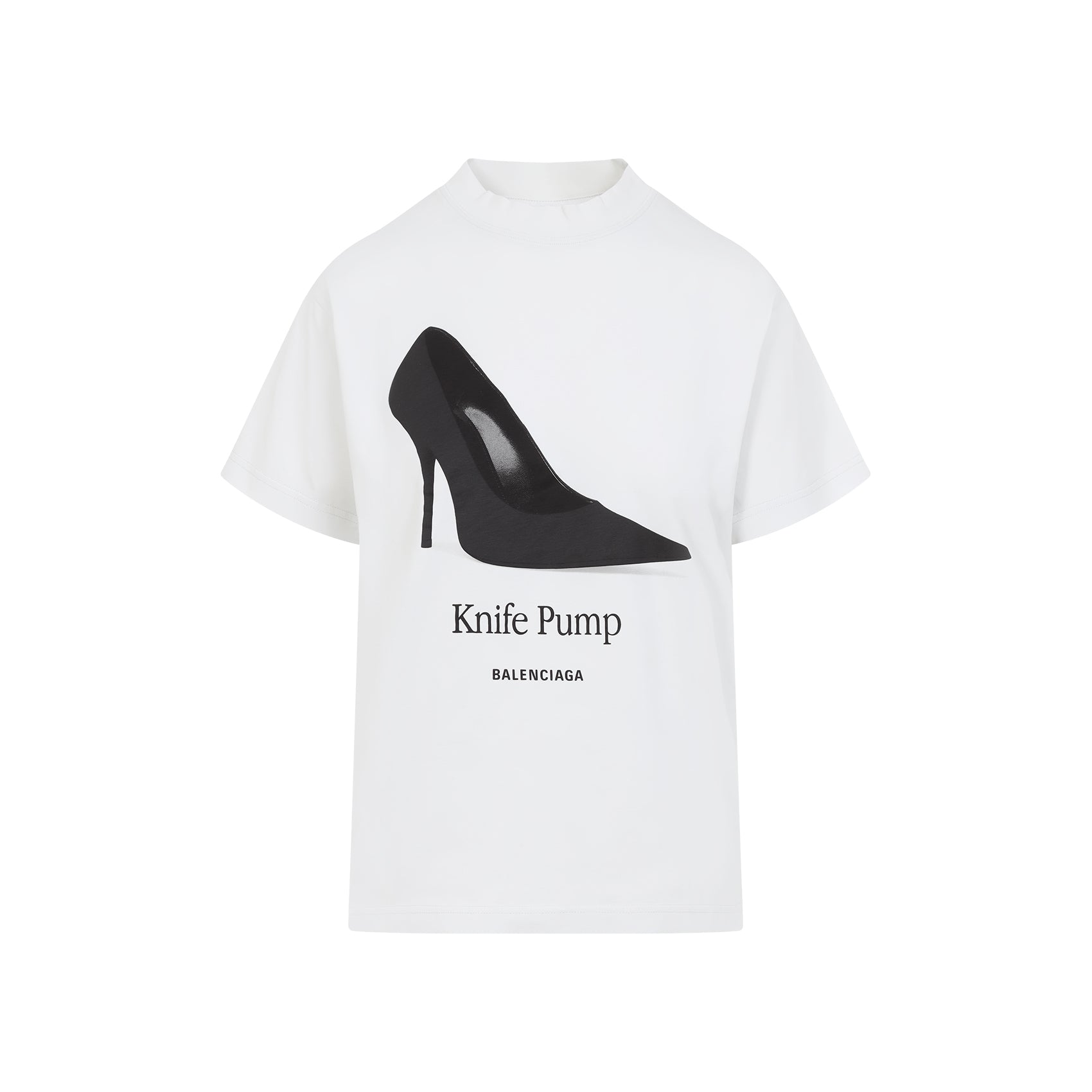 BALENCIAGA Knife Pump T-Shirt - Women’s Spring/Summer 2025