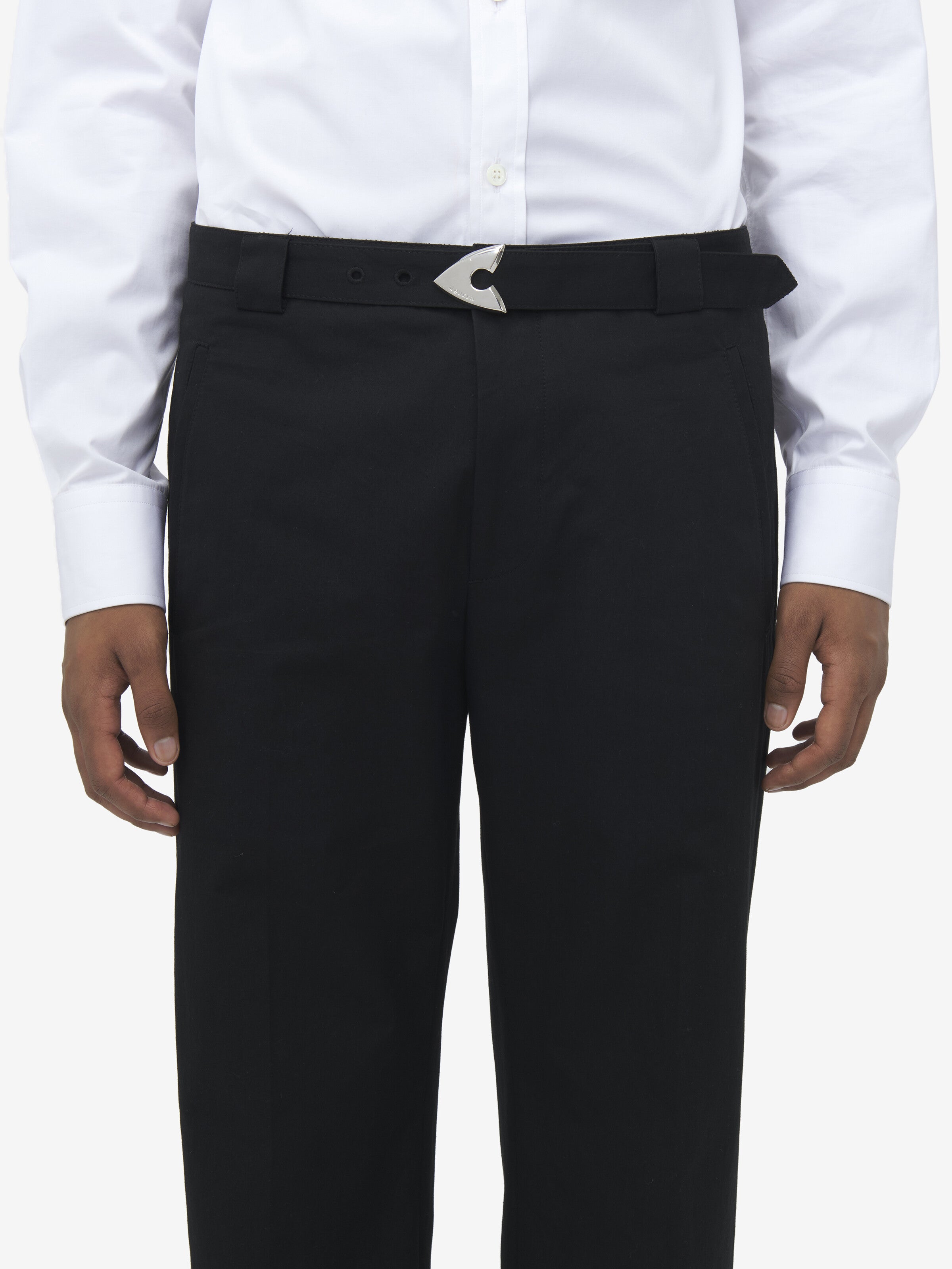 ALEXANDER MCQUEEN Arrow Belted Trousers
