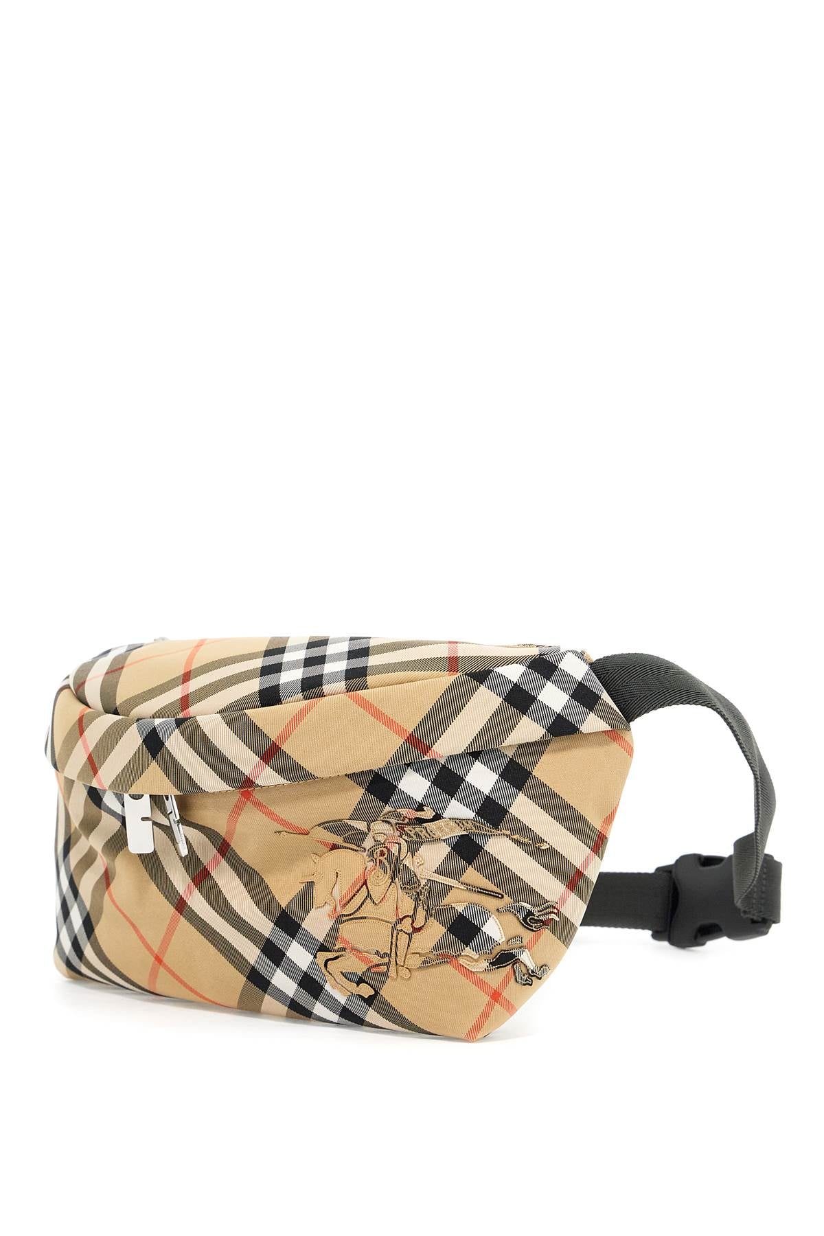 BURBERRY Check Belt Handbag for Men