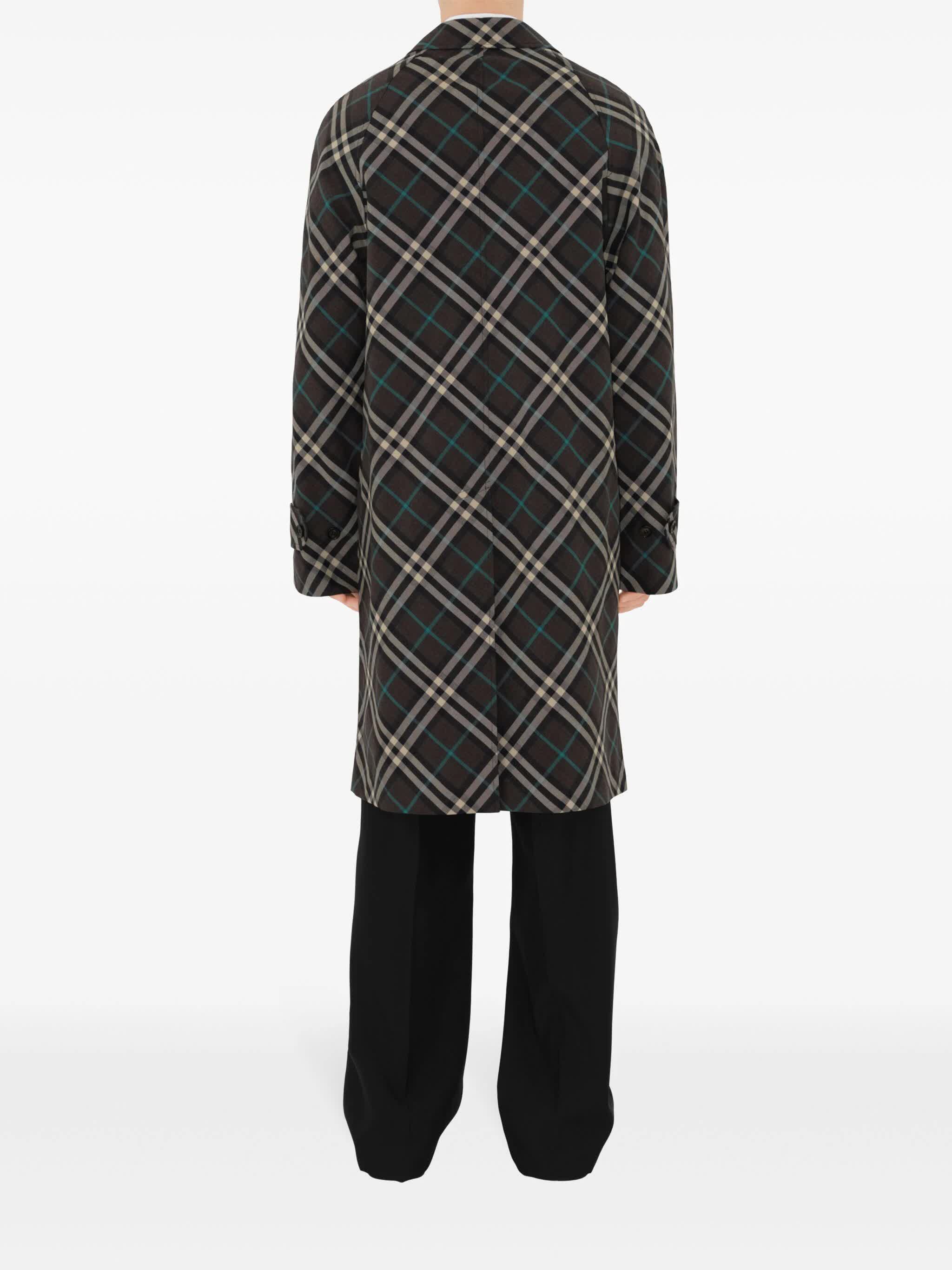 BURBERRY Cashmere Midi Trench Jacket for Men