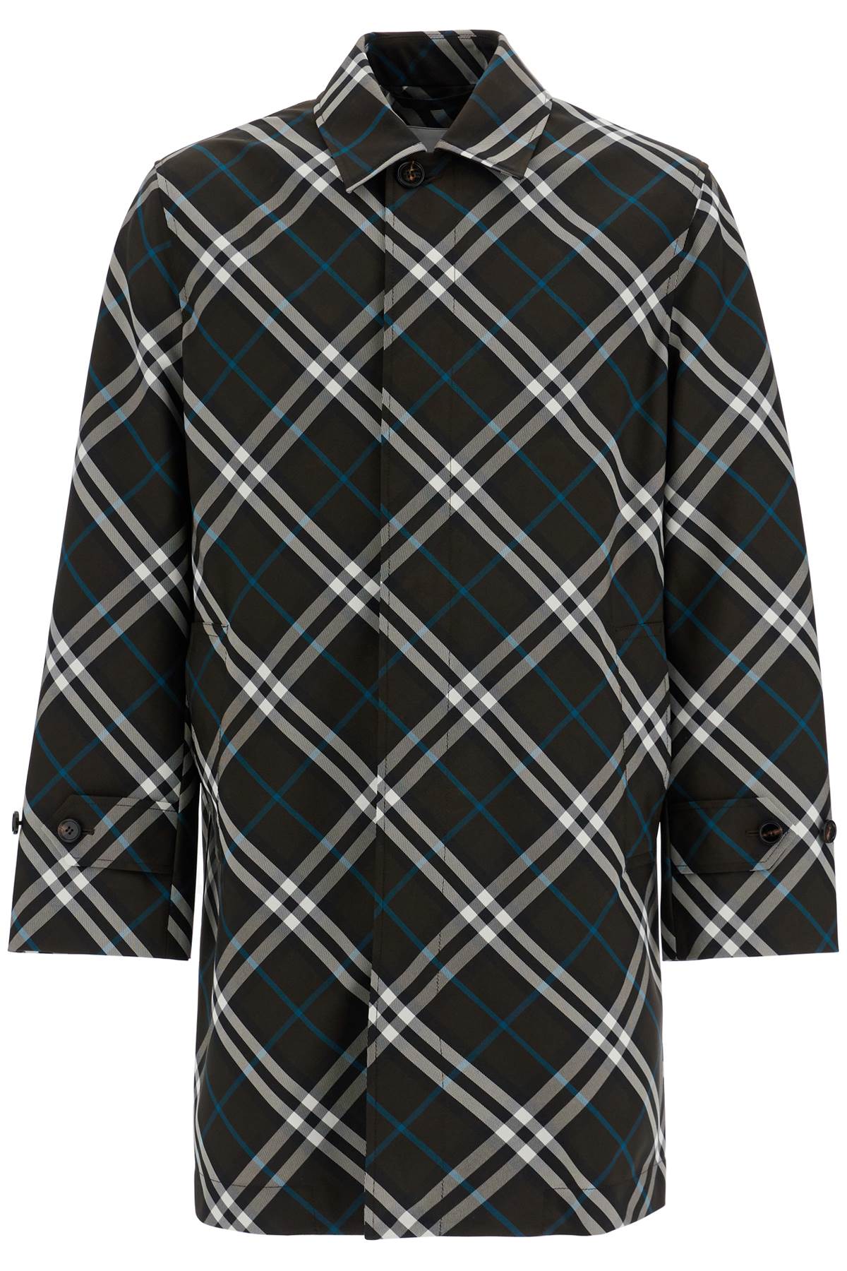 BURBERRY Men's Snug Check Outerwear - Autumn/Winter 2024 - Size 5.5