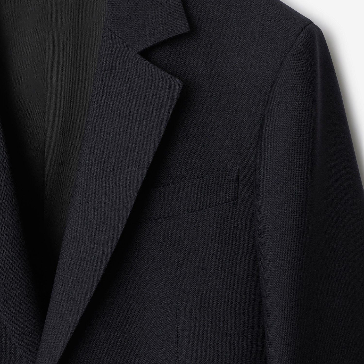BURBERRY Tailored Wool Twill Jacket with Slim Fit for Men