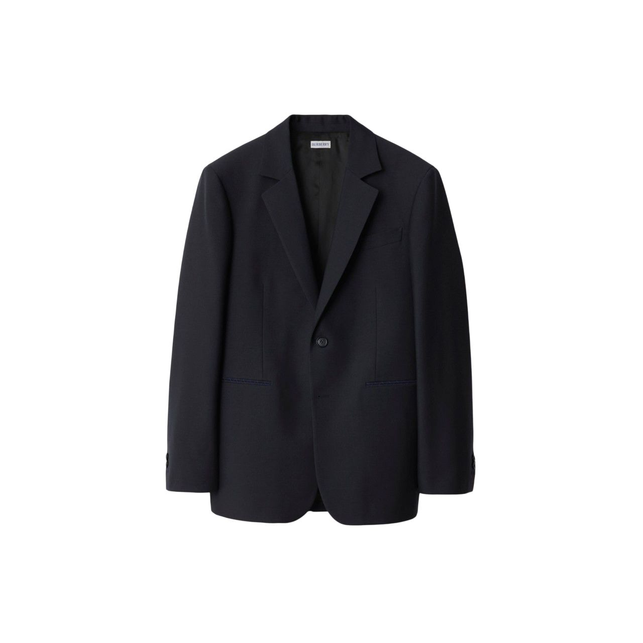 BURBERRY Tailored Wool Twill Jacket with Slim Fit for Men
