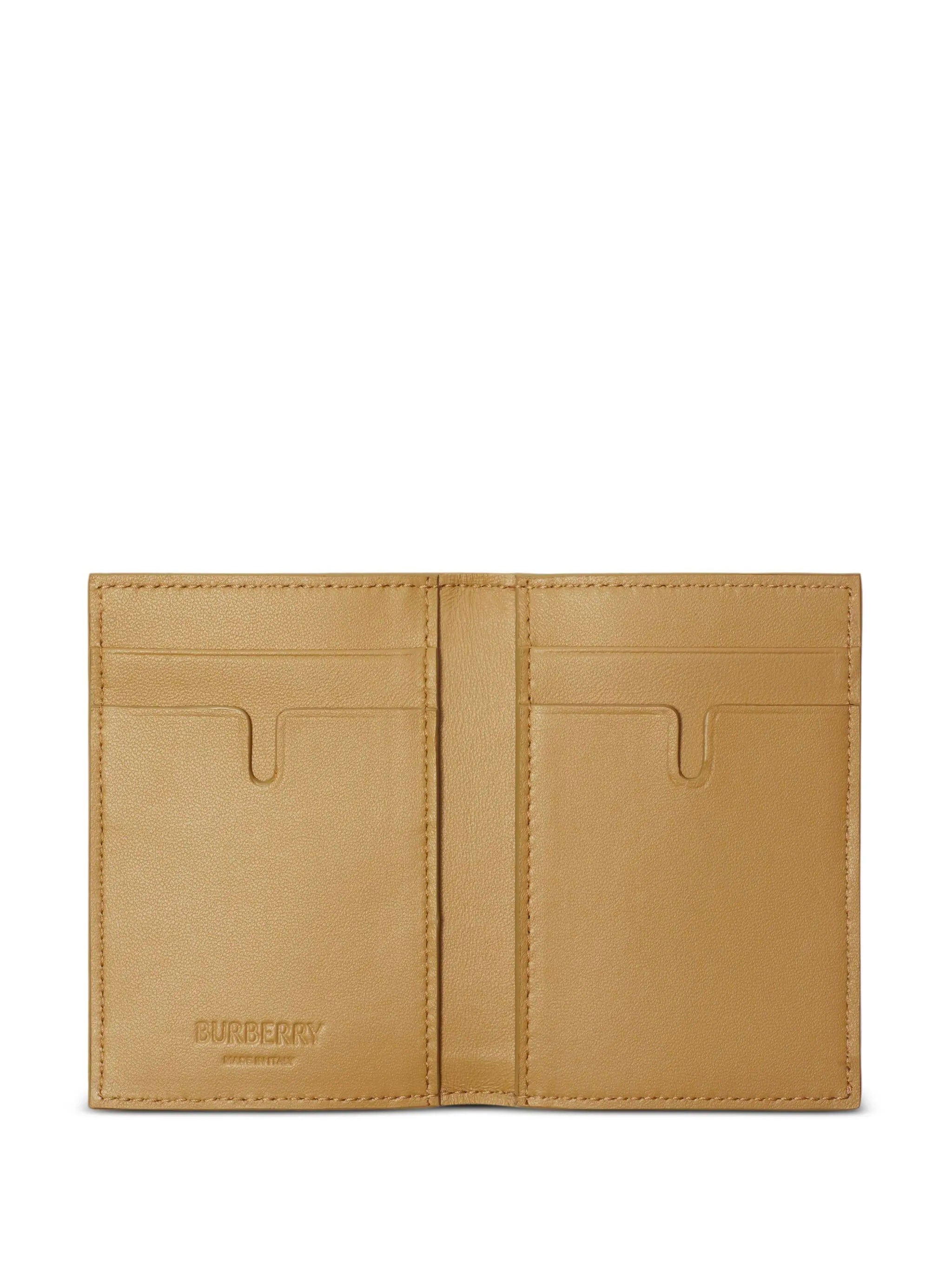 BURBERRY Check Book Credit Card Holder - Mini