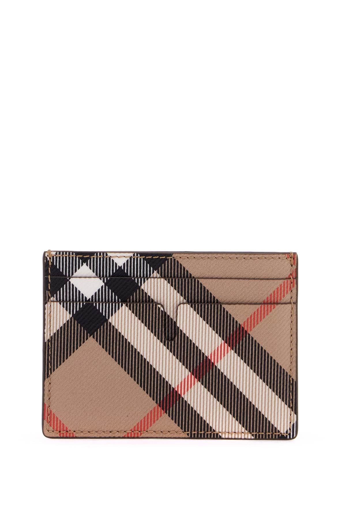 BURBERRY Mini Printed Canvas Card Holder