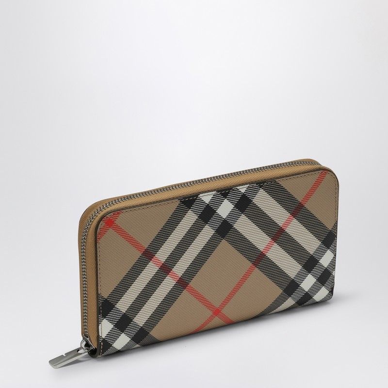 BURBERRY Mini Coated Canvas Wallet - Sophisticated Style for Men