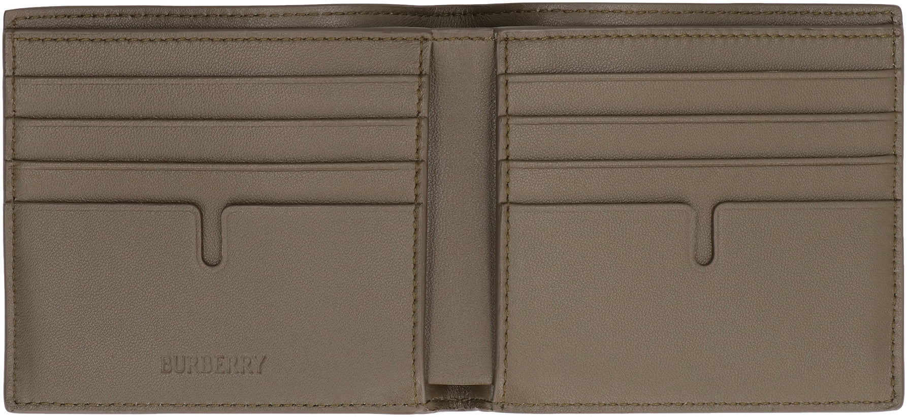 BURBERRY Mini Check Print Wallet