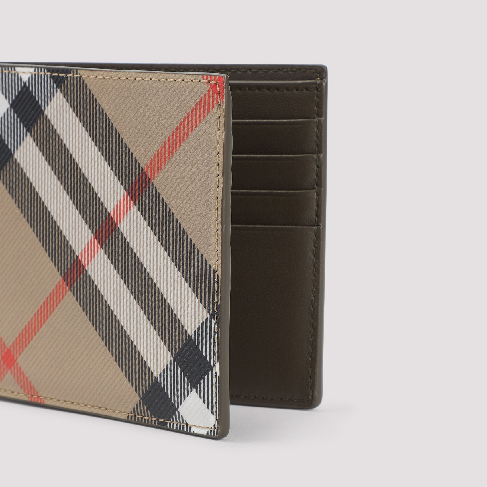 BURBERRY Mini Printed E-Canvas Wallet