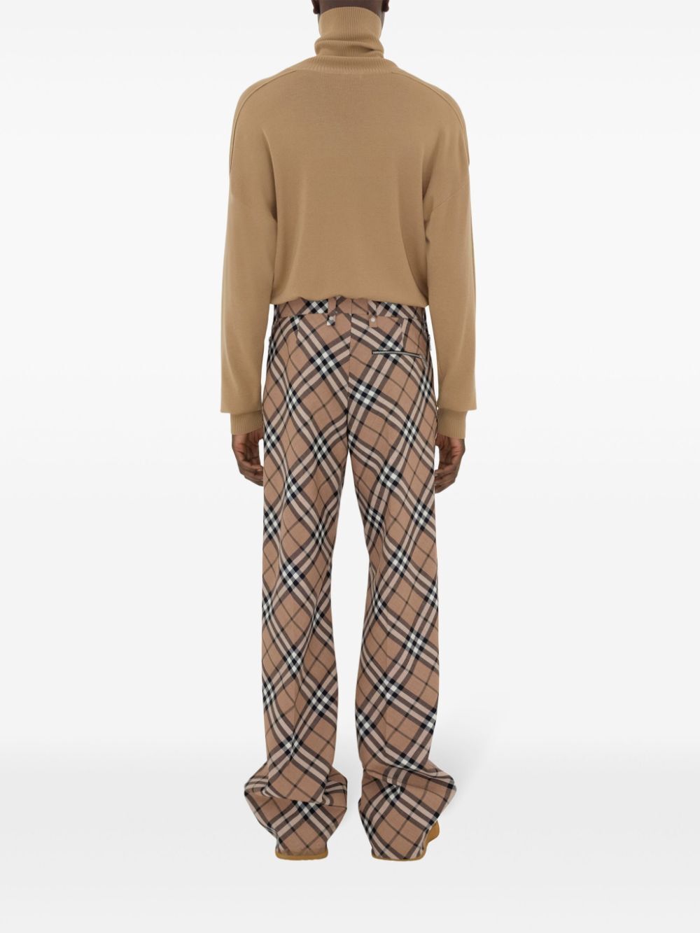 BURBERRY Tailored Mini Checkered Design Trousers for Men