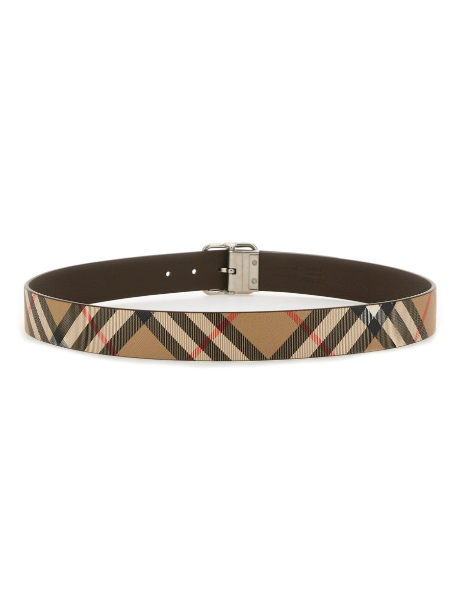 BURBERRY Multicolour Polyurethane Belt for Men - FW25