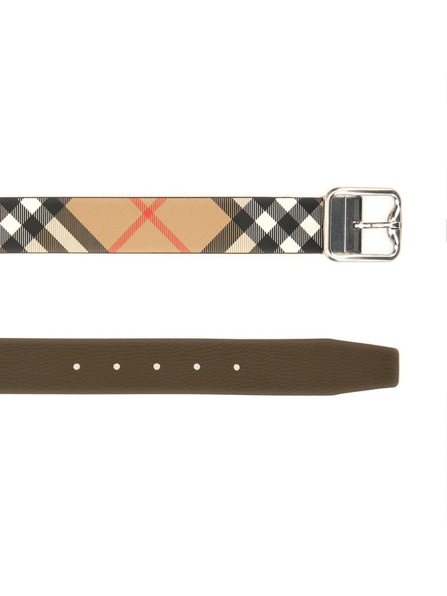 BURBERRY Multicolour Polyurethane Belt for Men - FW25