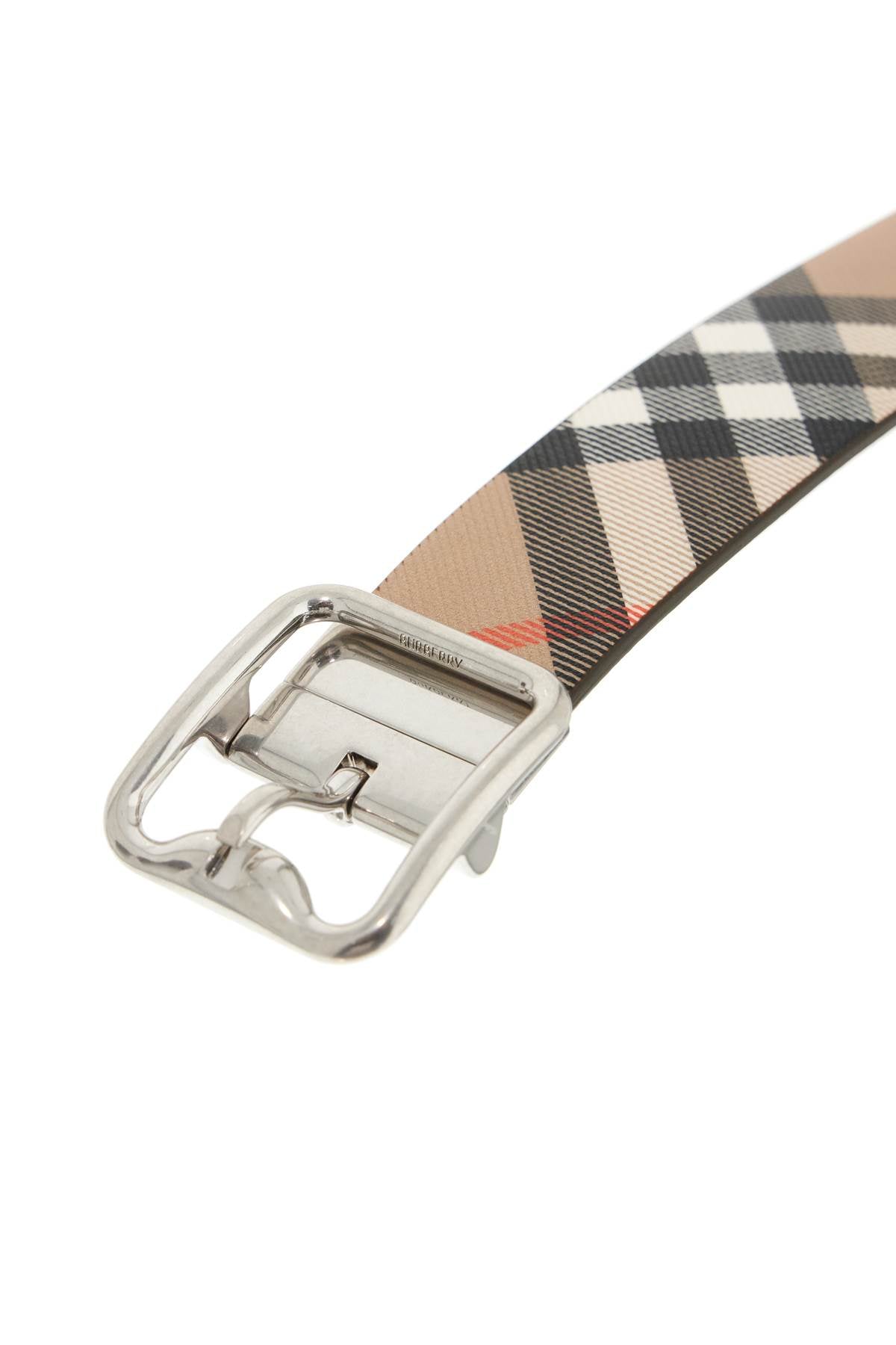 BURBERRY Multicolour Polyurethane Belt for Men - FW25