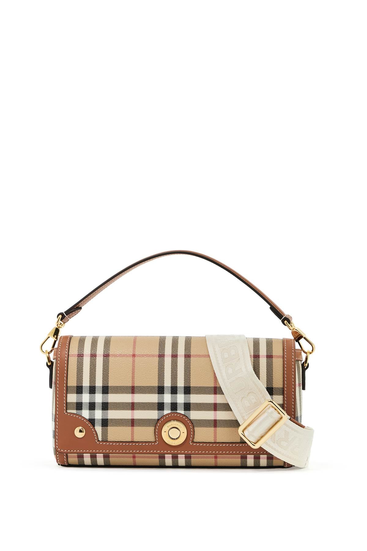BURBERRY Vintage Check Pattern Shoulder Handbag