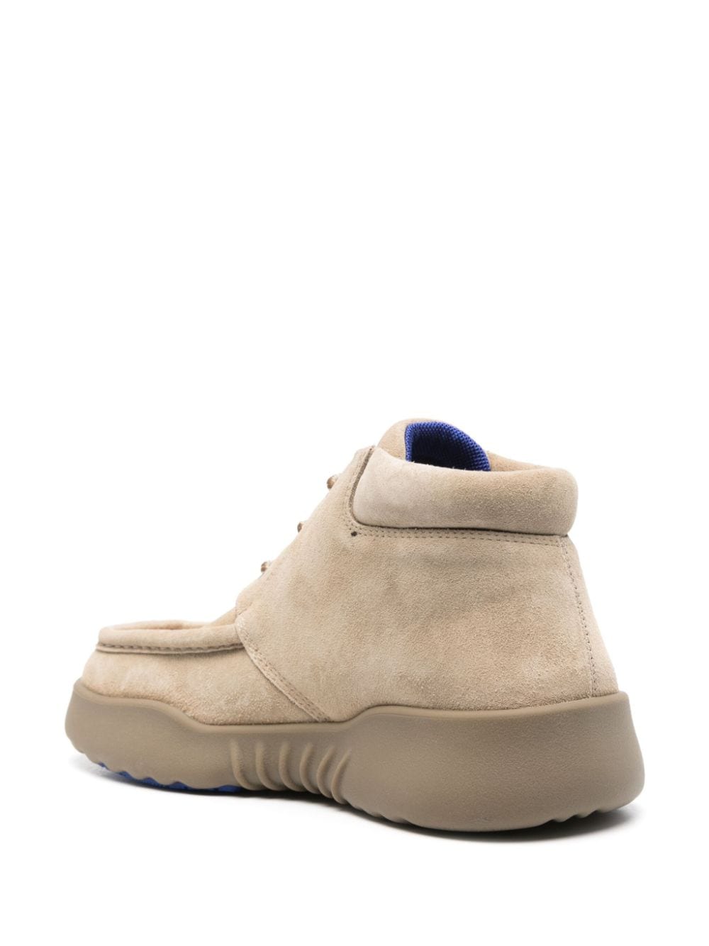 BURBERRY Suede Log Ankle Boots for Men