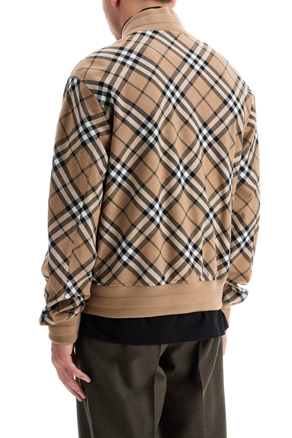 BURBERRY Embroidered Polyester Blend Bomber Jacket