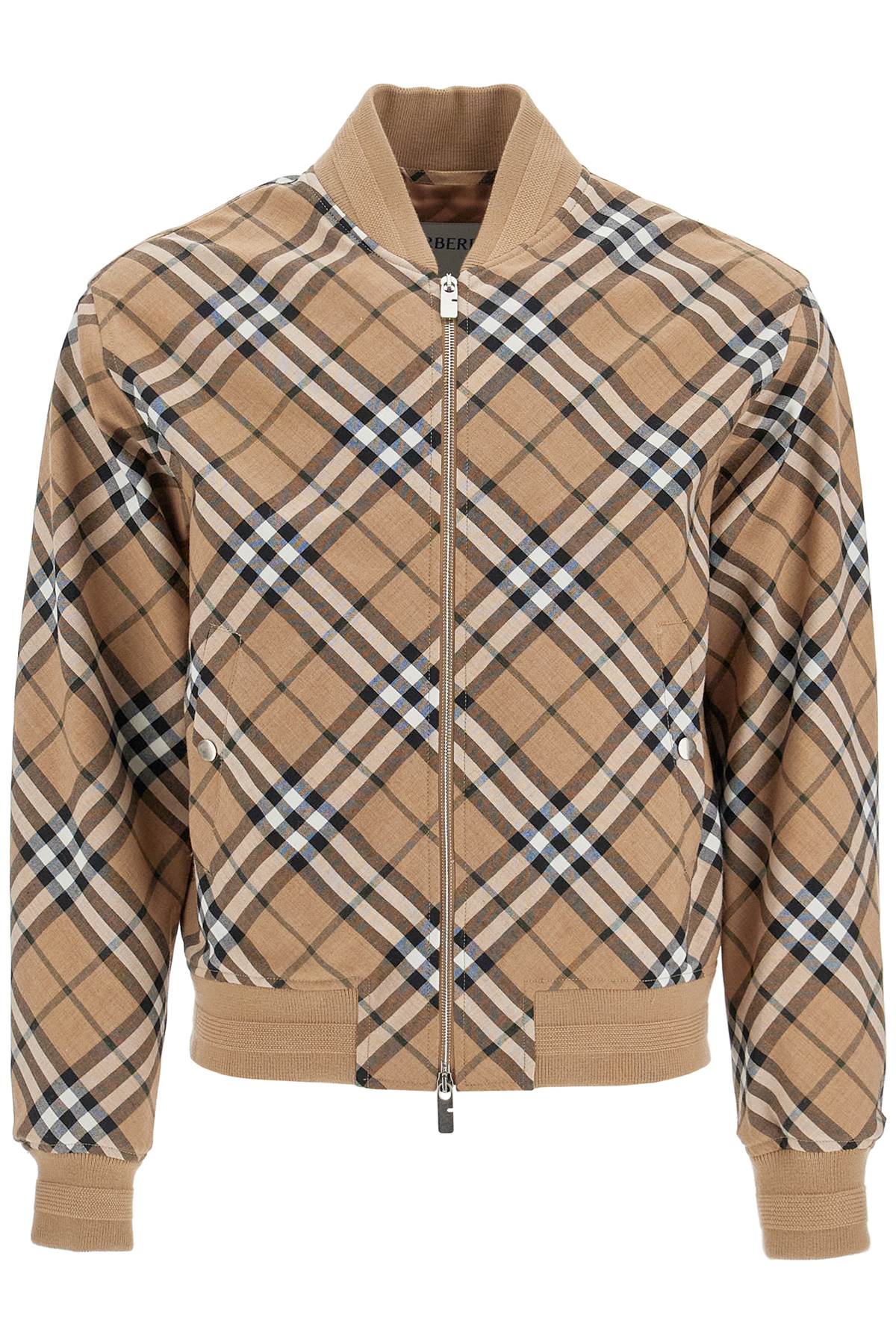 BURBERRY Embroidered Polyester Blend Bomber Jacket