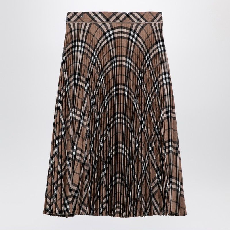 BURBERRY Pleated Mini Skirt