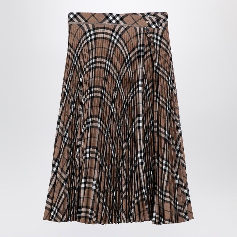 BURBERRY Pleated Mini Skirt