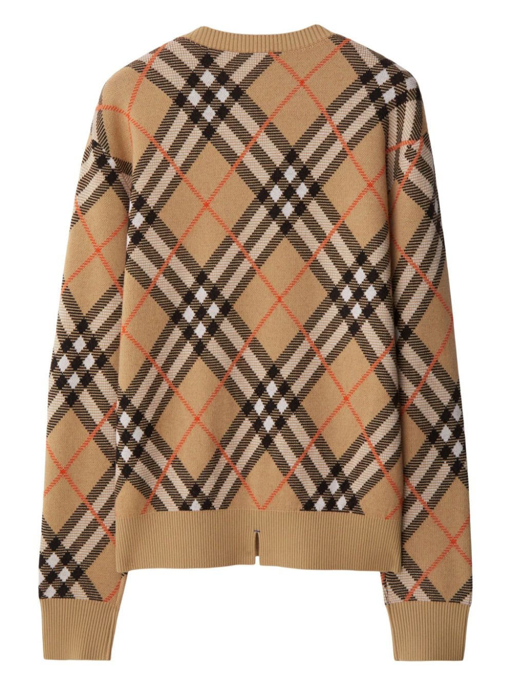 BURBERRY Embroidered Stretch Wool Blend Sweater