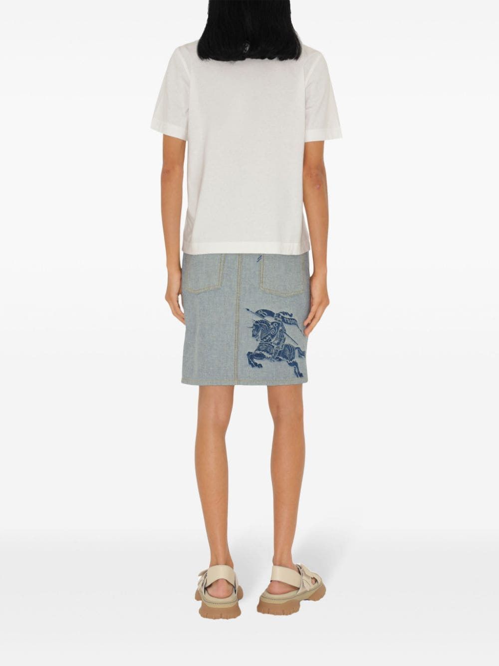 BURBERRY Womens Mini Graphic Tee