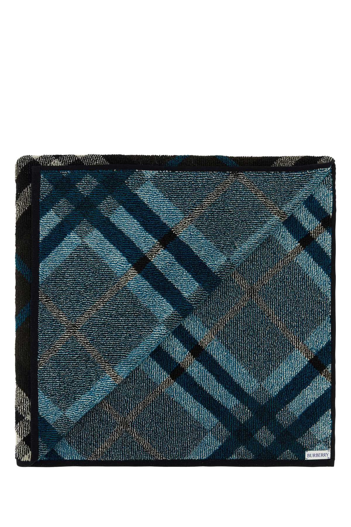 BURBERRY Printed Terry Fabric Towel - HM Bias Check