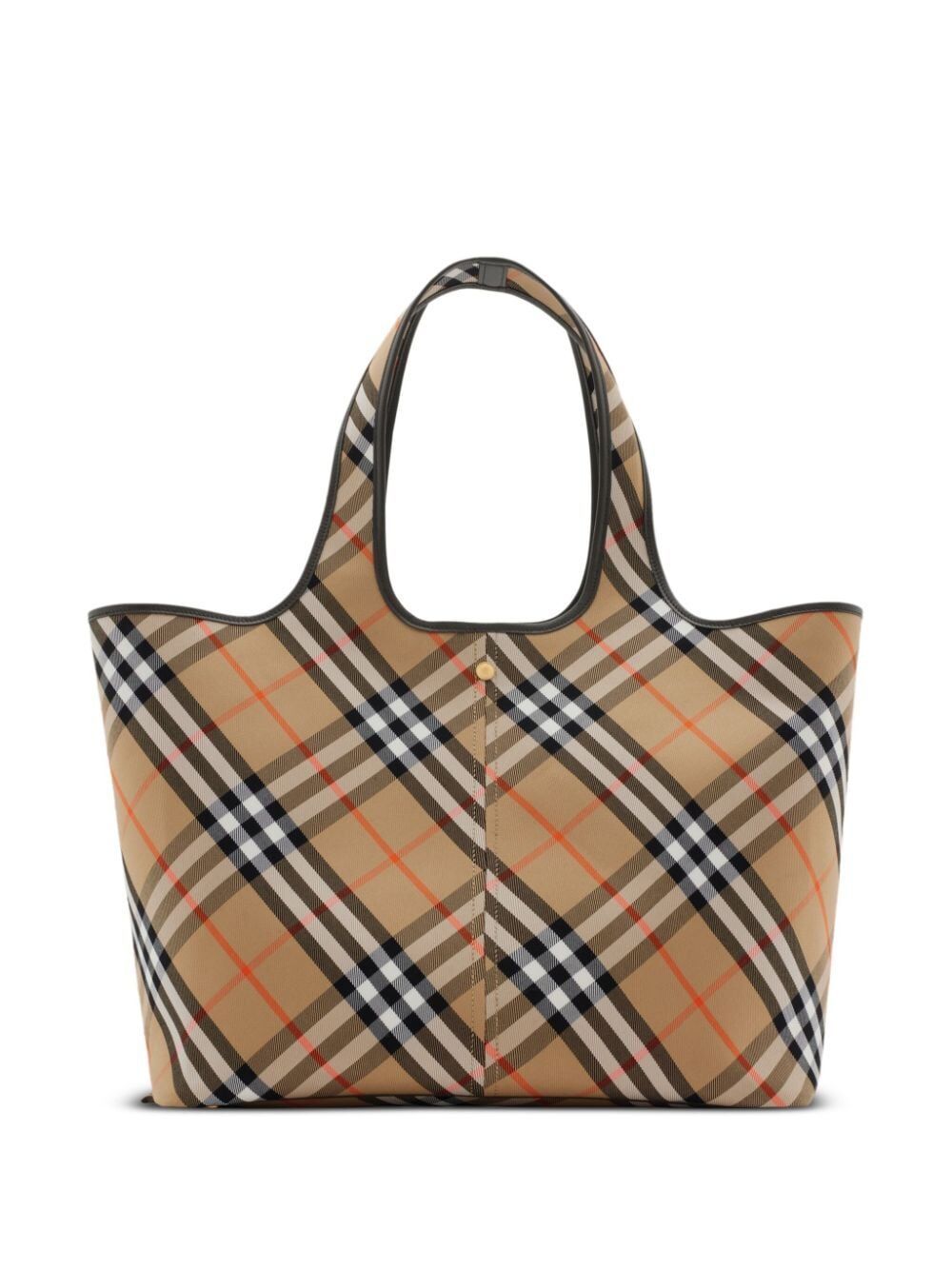 BURBERRY Medium Check Tote Handbag