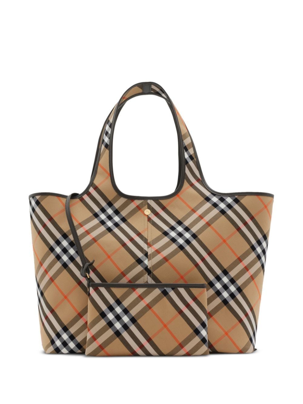 BURBERRY Medium Check Tote Handbag