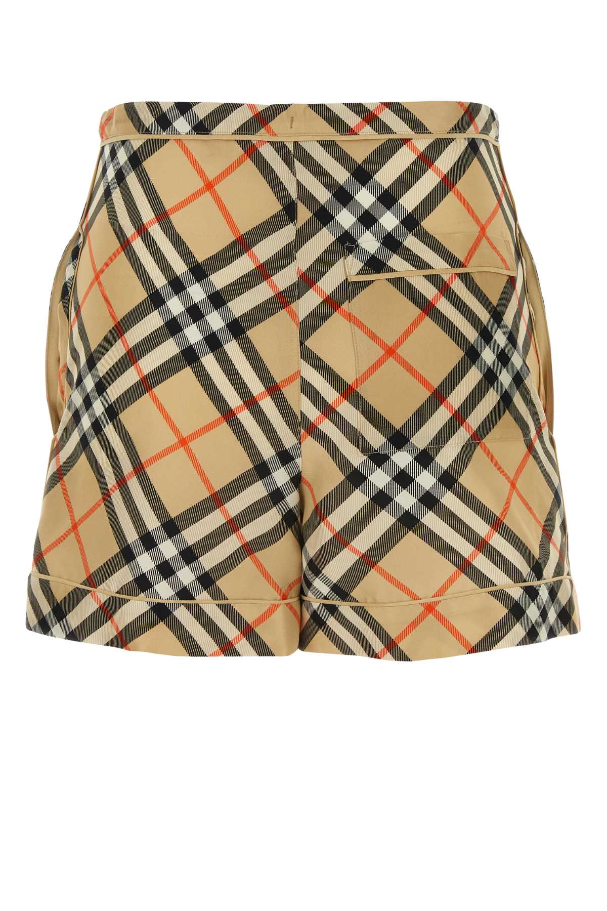 BURBERRY Printed Silk Shorts for Women