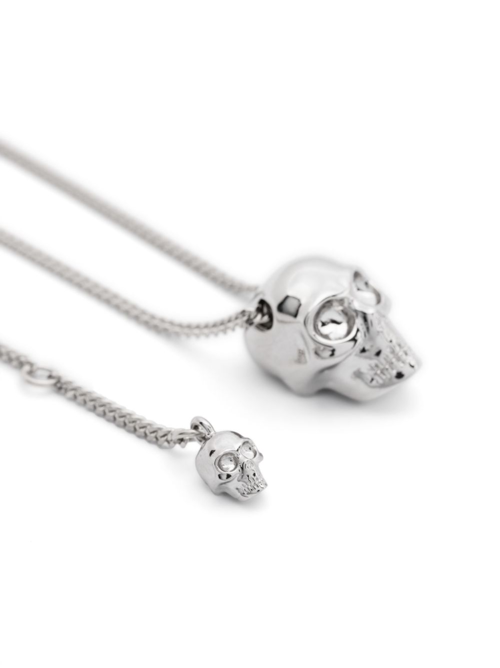 ALEXANDER MCQUEEN Skull Pendant Necklace with Adjustable Fit
