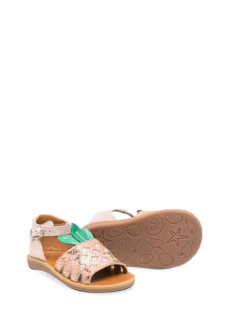 POM D'API Mini Pineapple Poppy Sandals for Girls