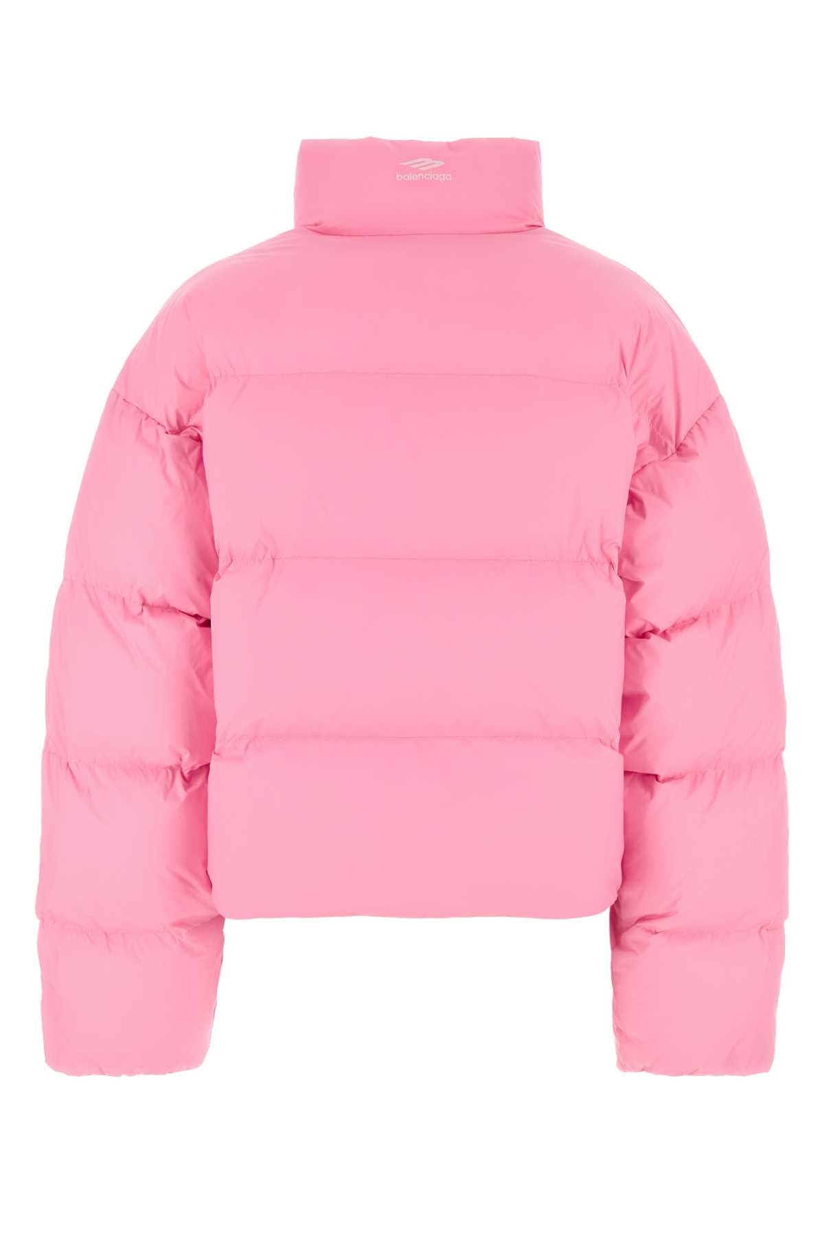 BALENCIAGA Women's Mini Nylon Padded Cropped Puffer Jacket