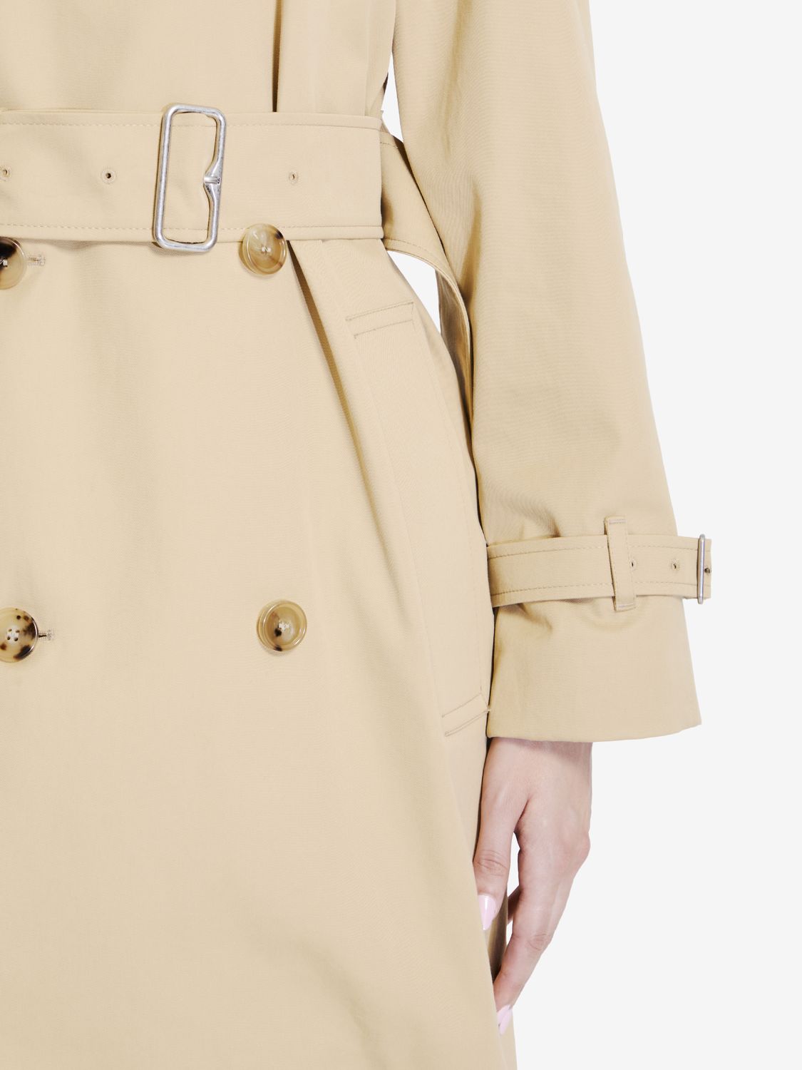 BURBERRY Cotton Trench Jacket for Women - SS25 Collection