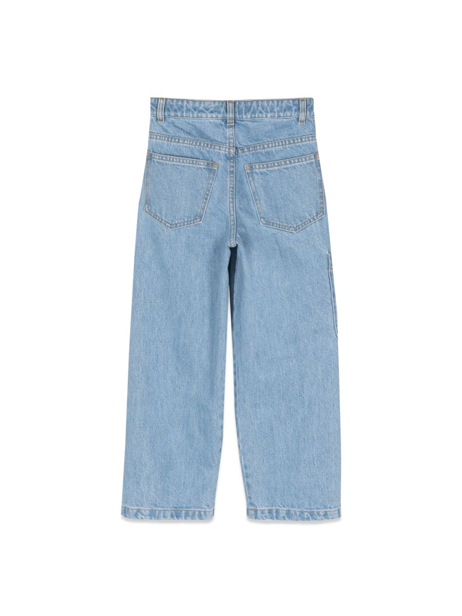 FENDI Girls' Wide Denim Pants
