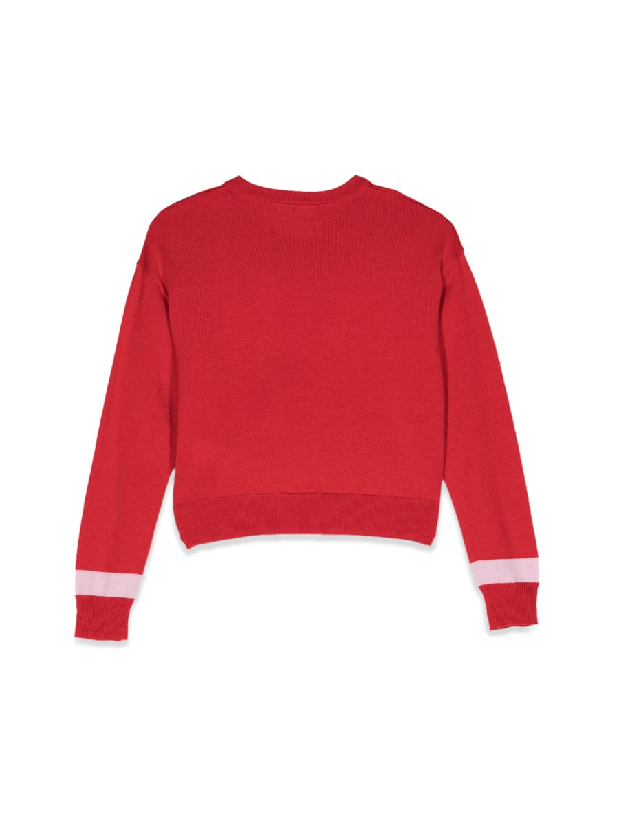 N°21 Girls' Logo Crew Neck Pullover - Mini Style