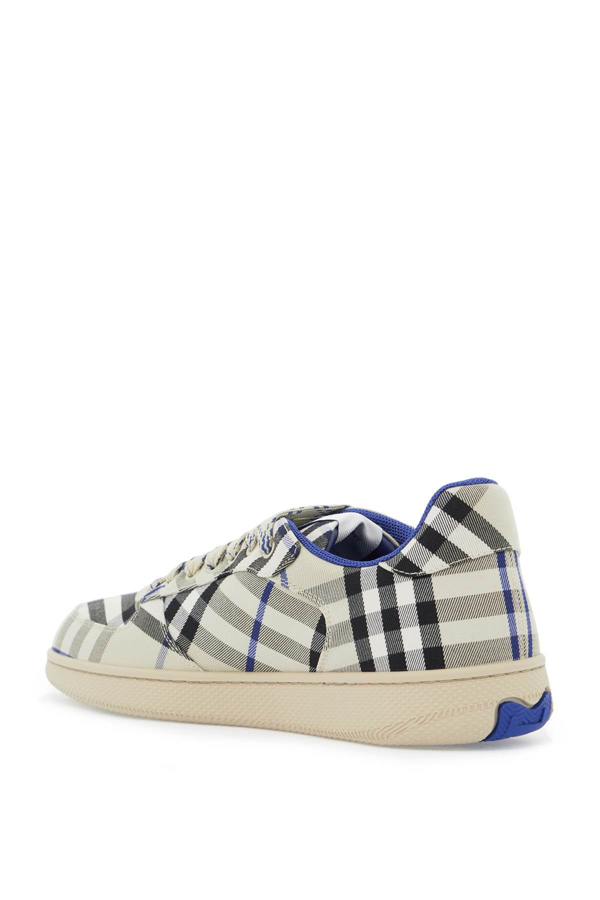 BURBERRY Embroidered Fabric Box Sneakers for Men