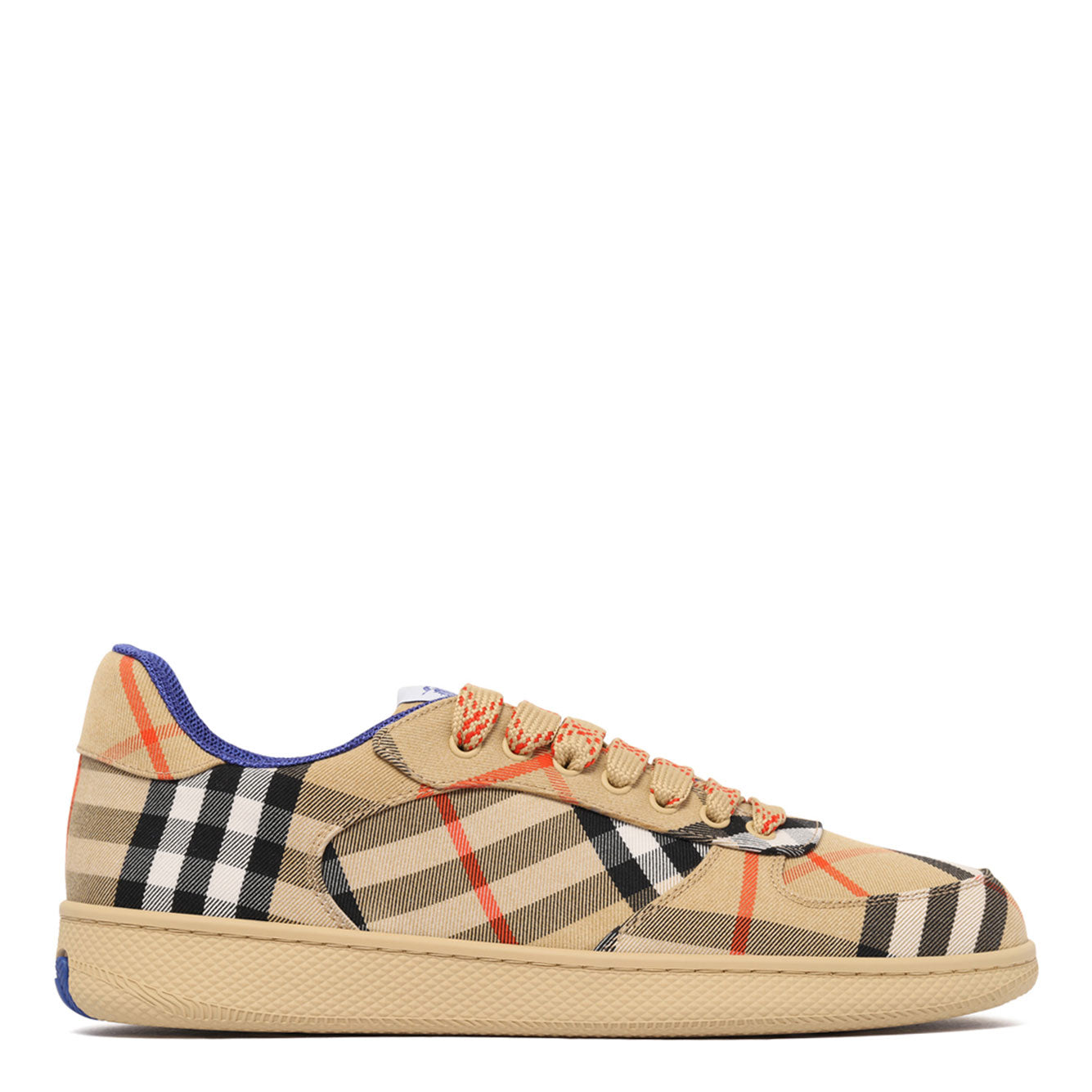 BURBERRY Classic Check Design Polyester Sneakers for Men
