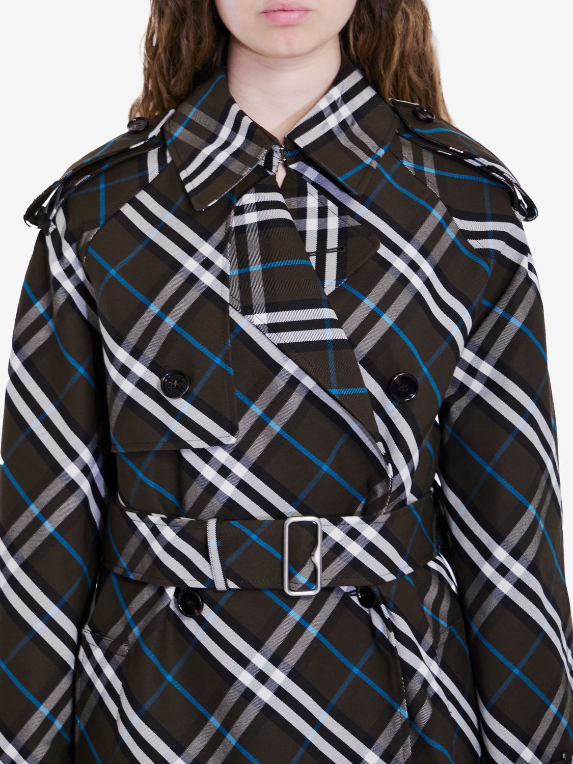 BURBERRY Women's Outerwear with Snugipcheck Design - Size 5.5