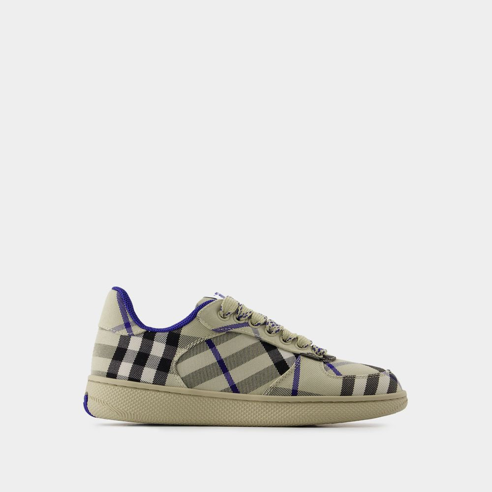 BURBERRY Embroidered Canvas Terrace Sneakers for Women